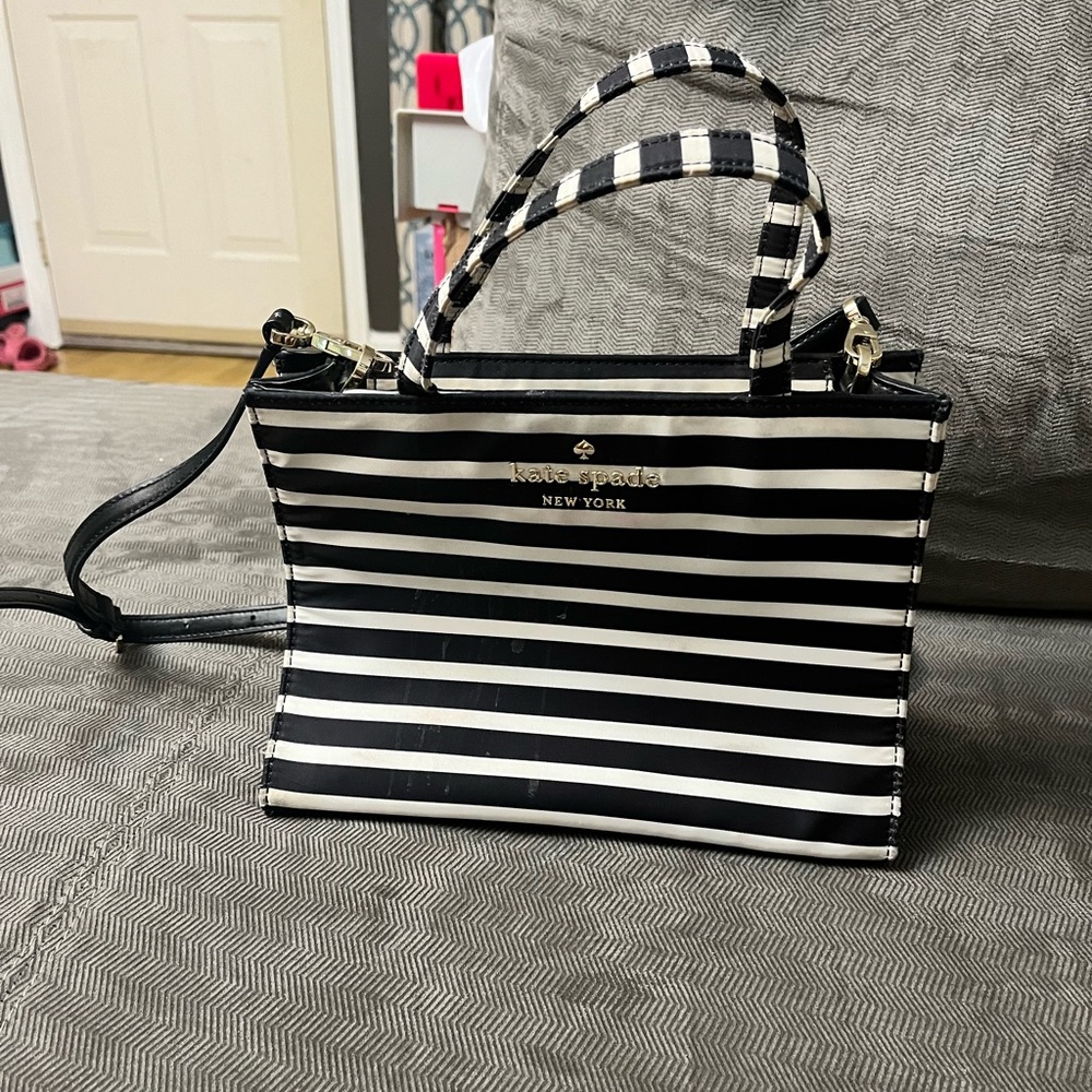 Striped Kate Spade purse